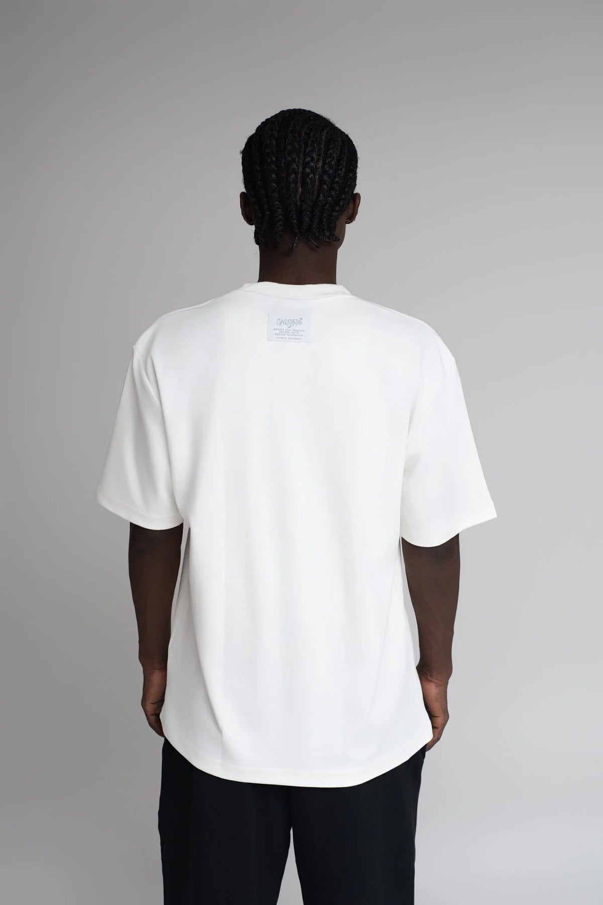 Garabato t-shirt white basic 001