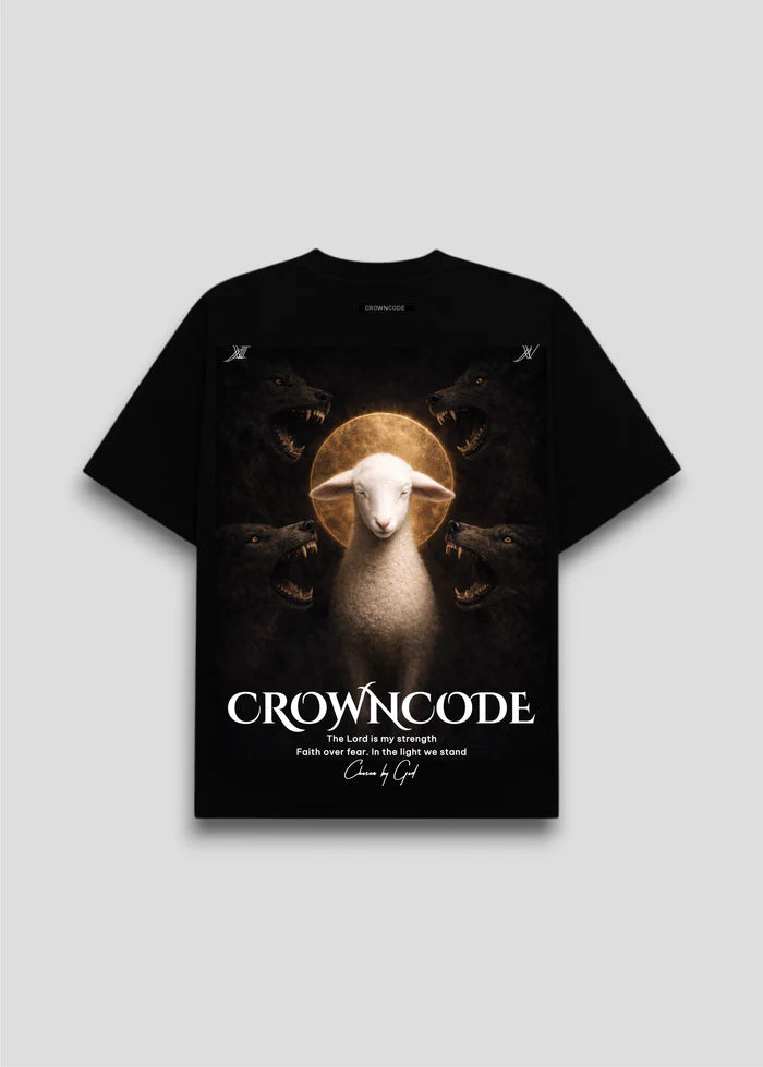 Crowncode camiseta goat - negra