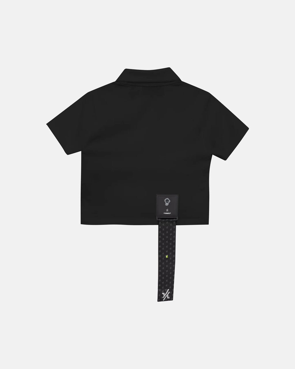 Y/Out Mixed Neck Polo Negro