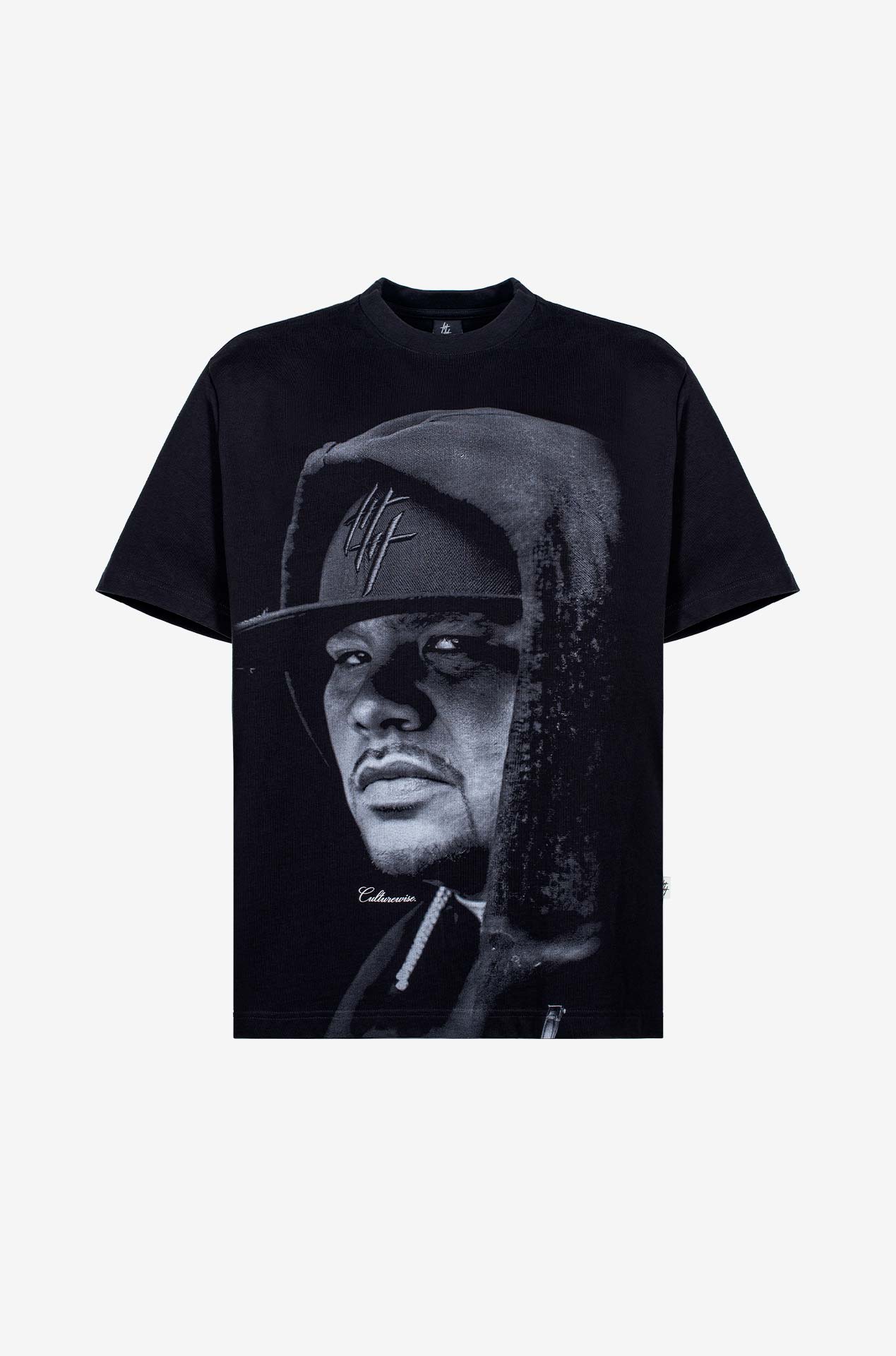 Culturewise Camiseta Negra Faces Fat Joe CWQ7-OFAT