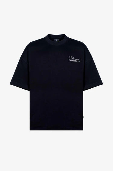 Culturewise Camiseta Negra Logo Chrome Reflective CWQ7-OREFLE