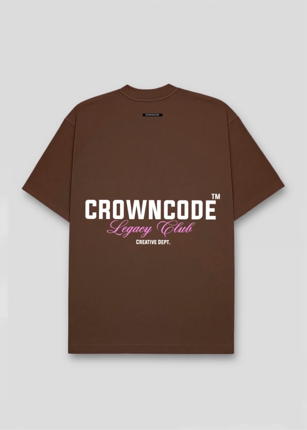 Crowncode camiseta legacy - chocolate