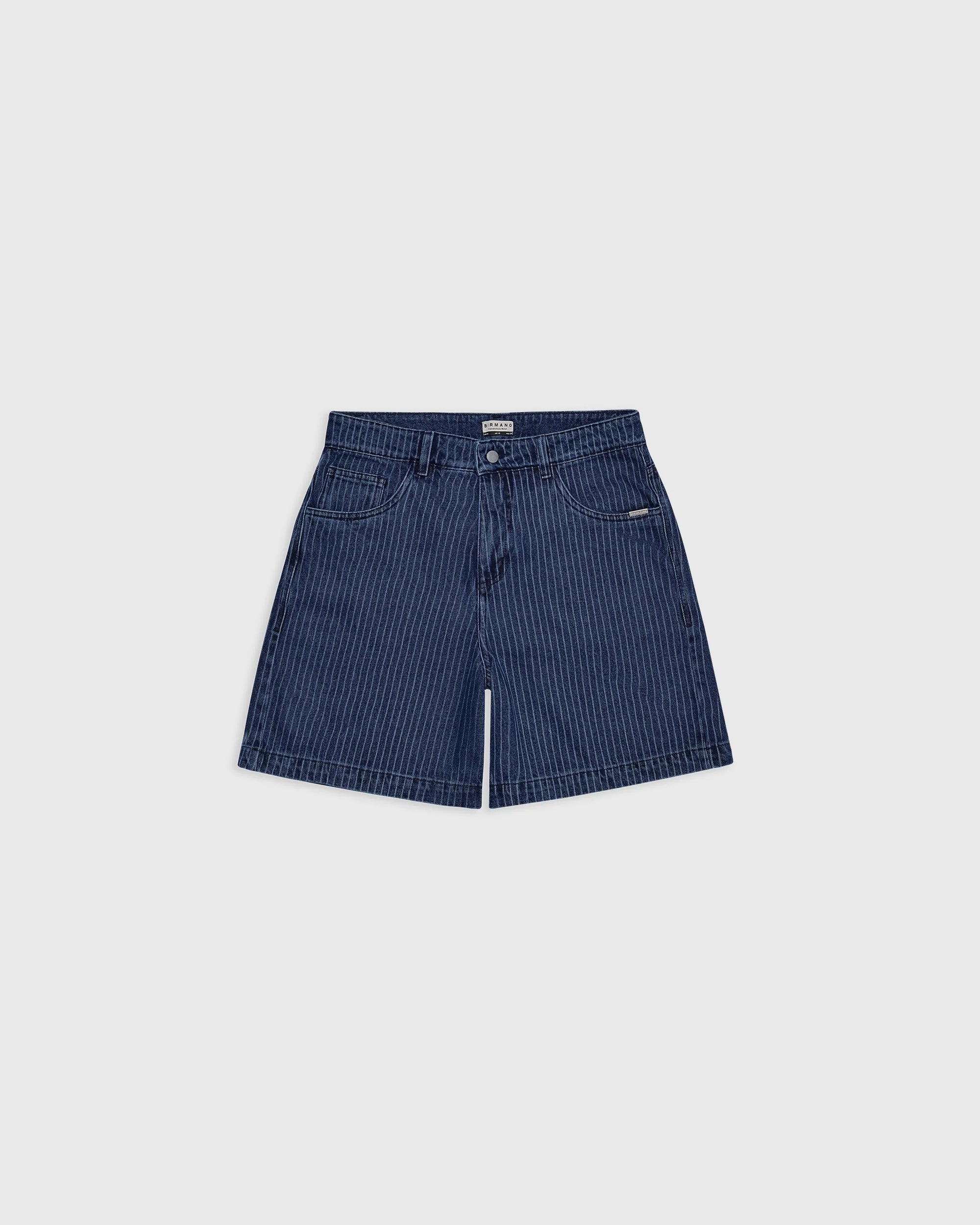 Birmano native denim stripe short