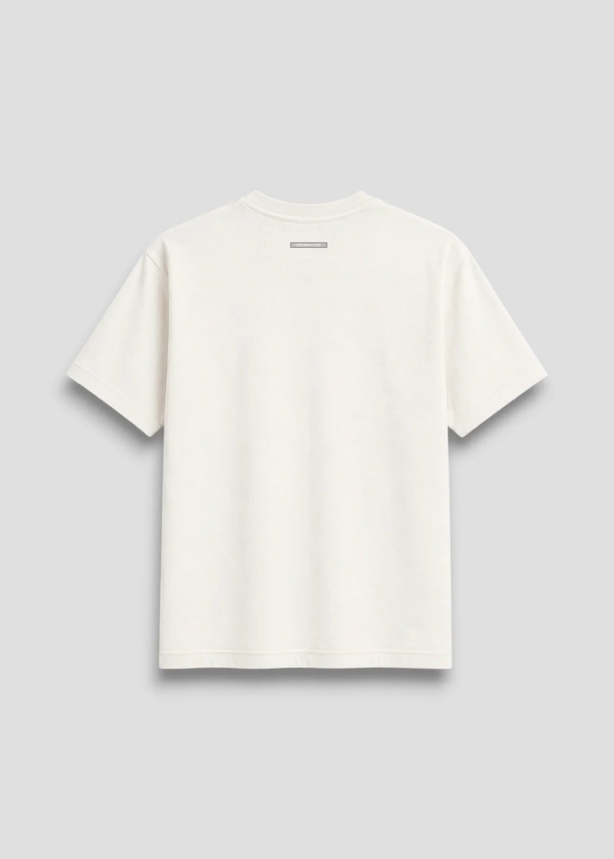 Crowncode Camiseta Regular Fit Básica - Off White