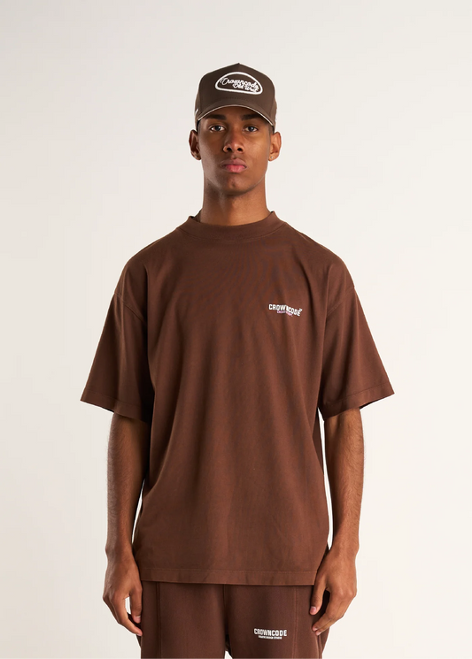 Crowncode camiseta legacy - chocolate