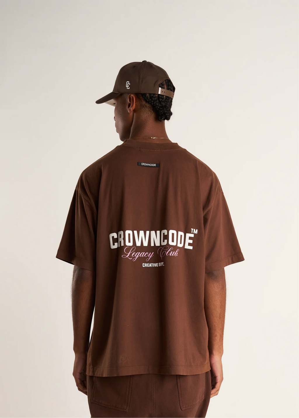 Crowncode camiseta legacy - chocolate