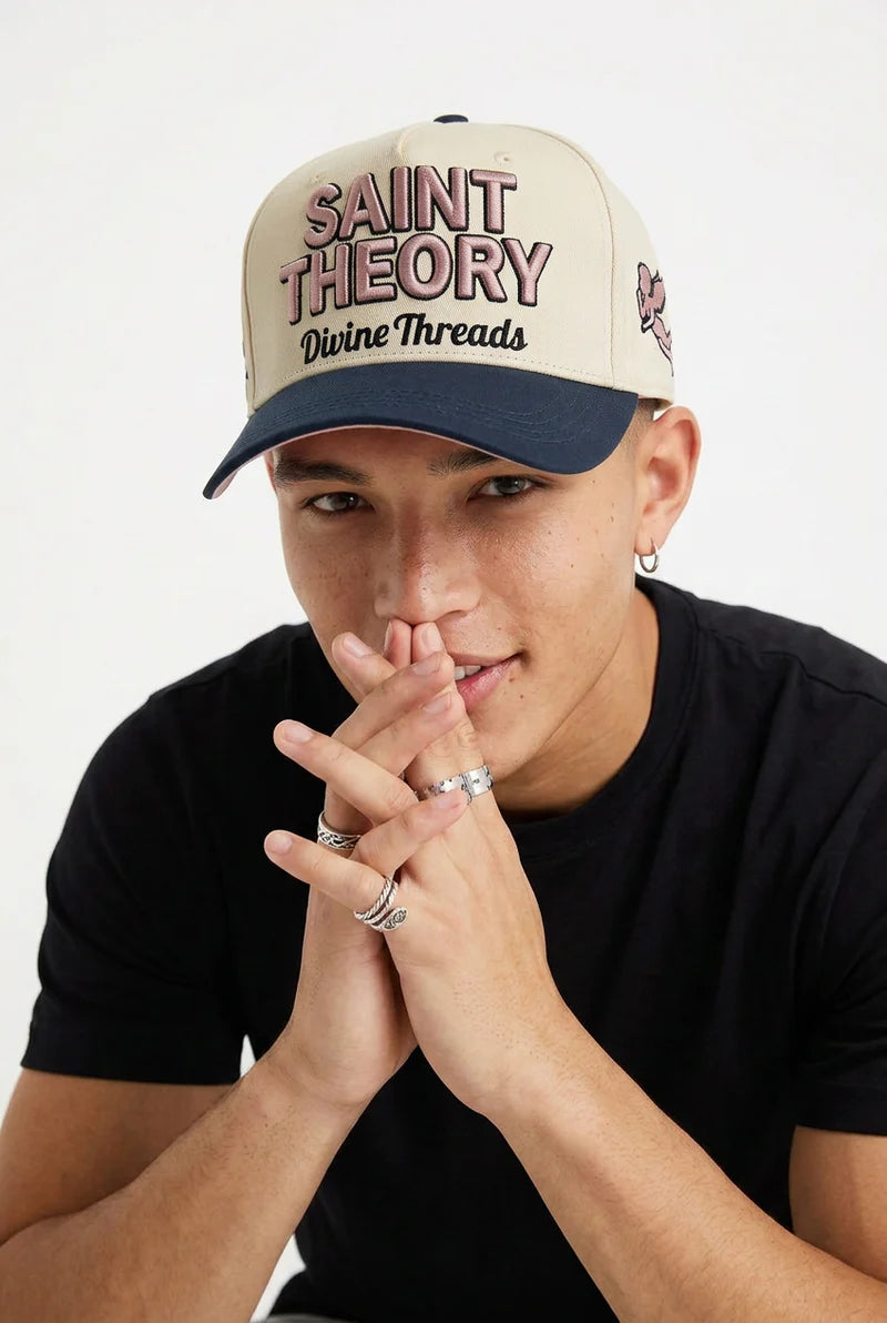 Saint Theory Gorra Divine Threds Cream Blue B
