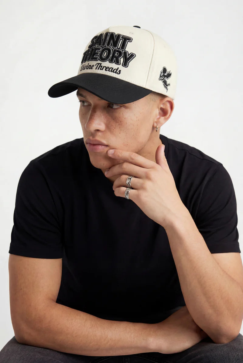 Saint Theory Gorra Divine Threds Cream Black