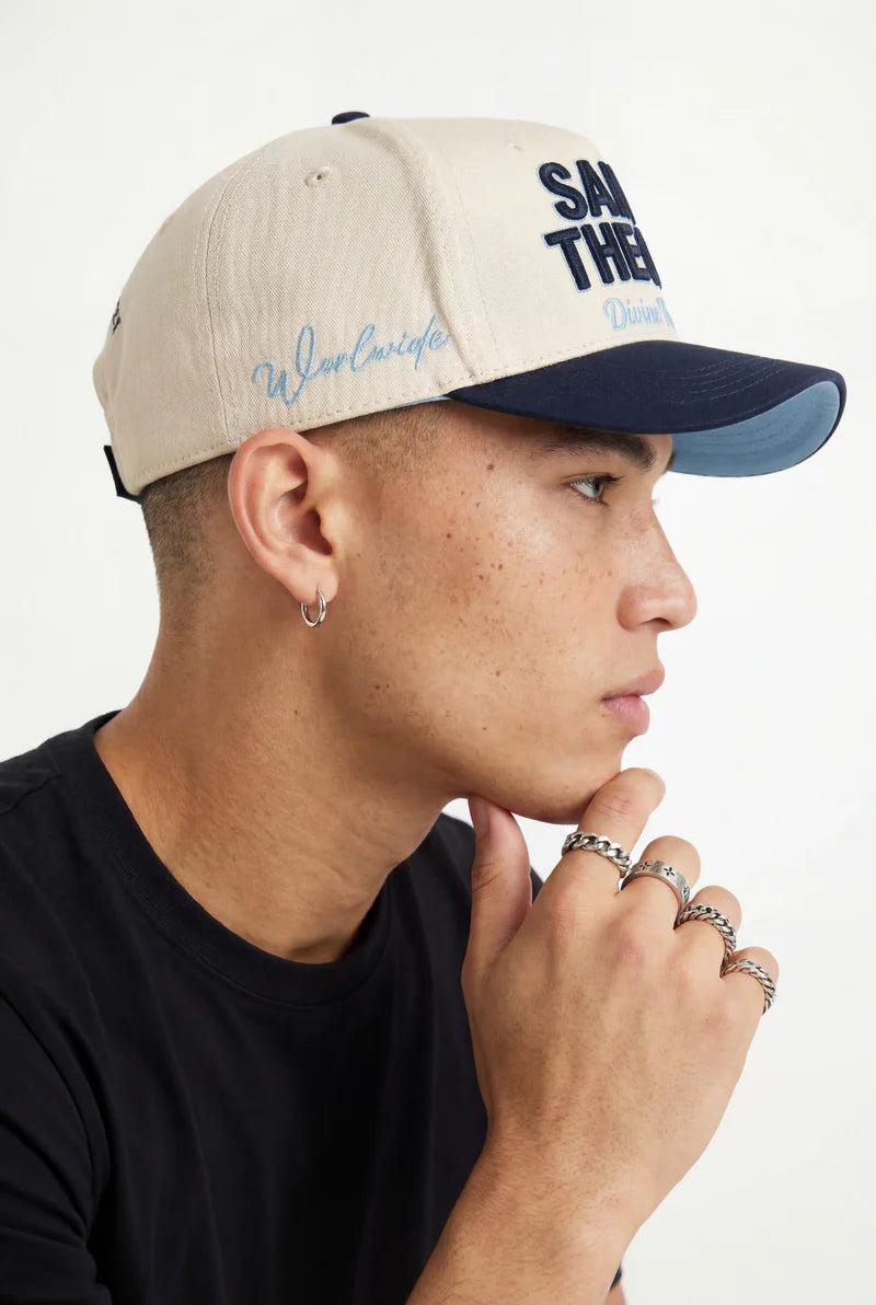 Saint Theory Gorra Divine Threds Cream Blue R