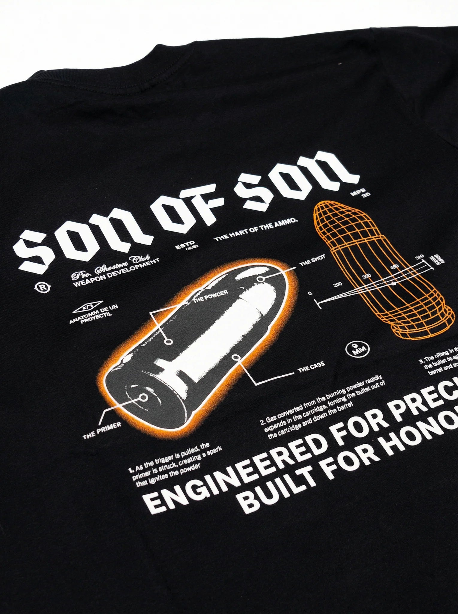 Son Of Son Precision Division – Black Tee OT-114