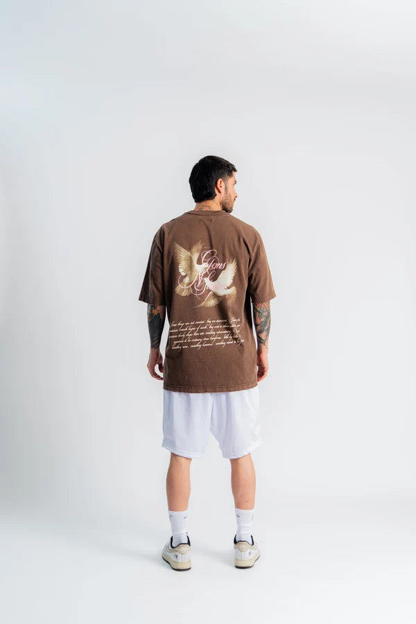 Aurum Gems Pigeons Oversized T-Shirt