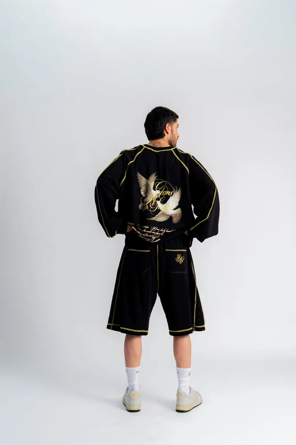 Aurum Gems Seams Loose Fit Shorts