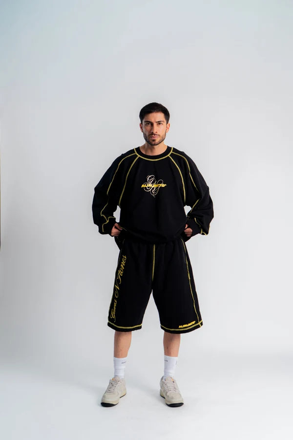 Aurum Gems Seams Loose Fit Shorts