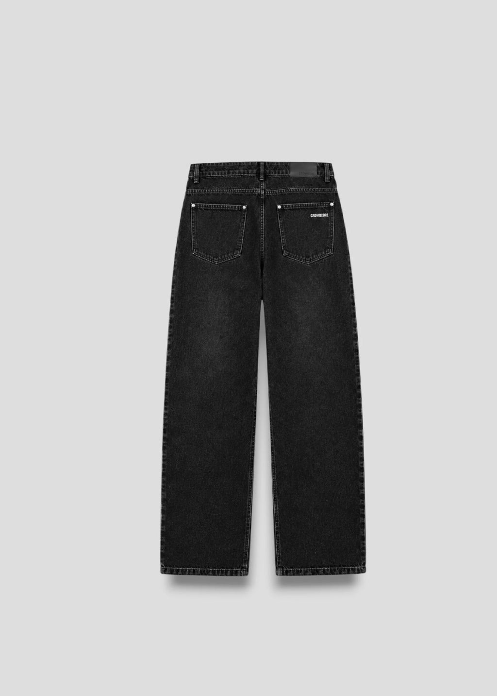Crowncode side line jean - negro desgastado