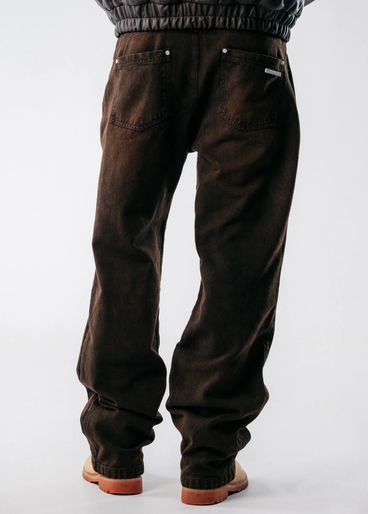Crowncode side line jean - bark