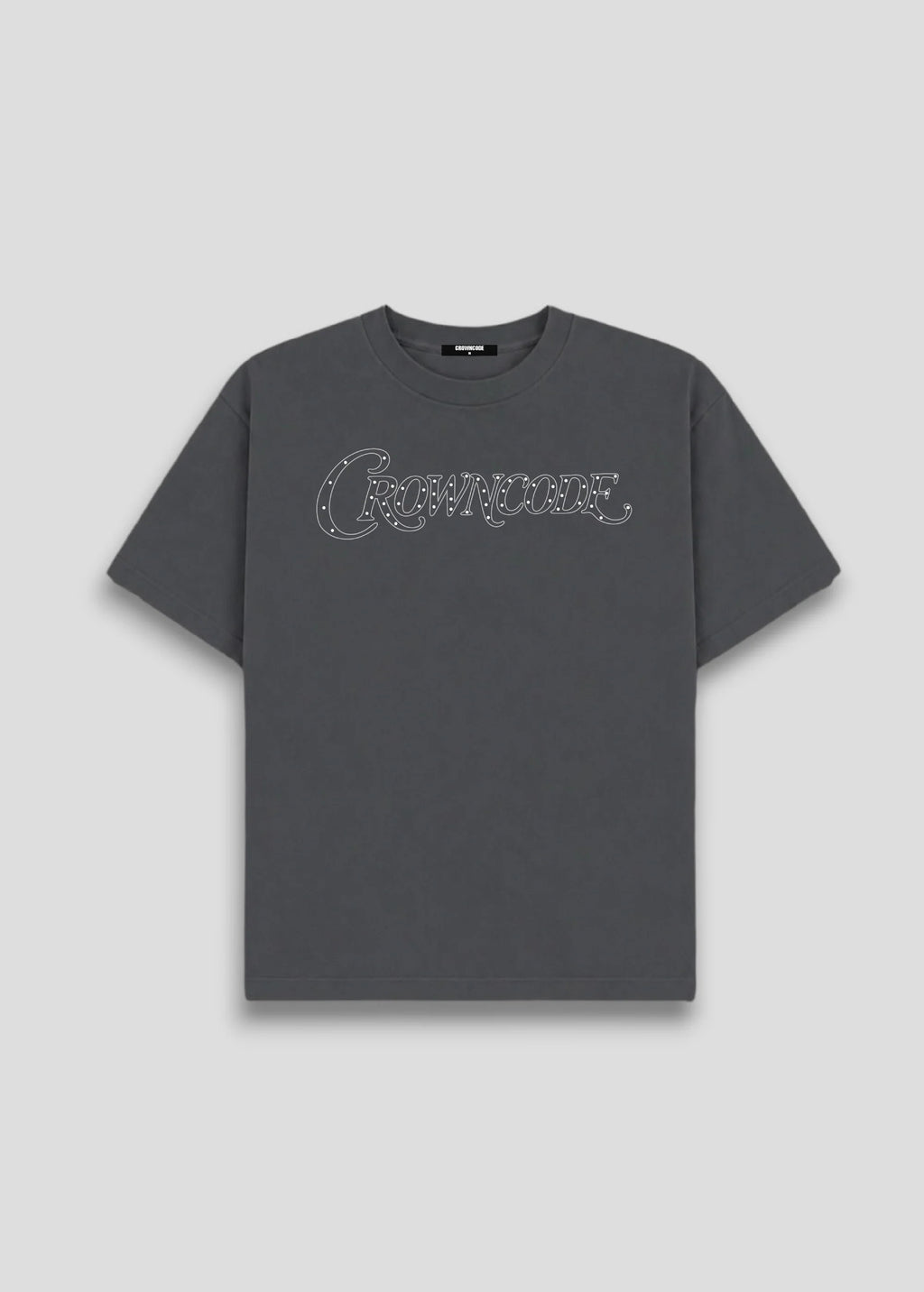 Crowncode camiseta empire - gris oscuro
