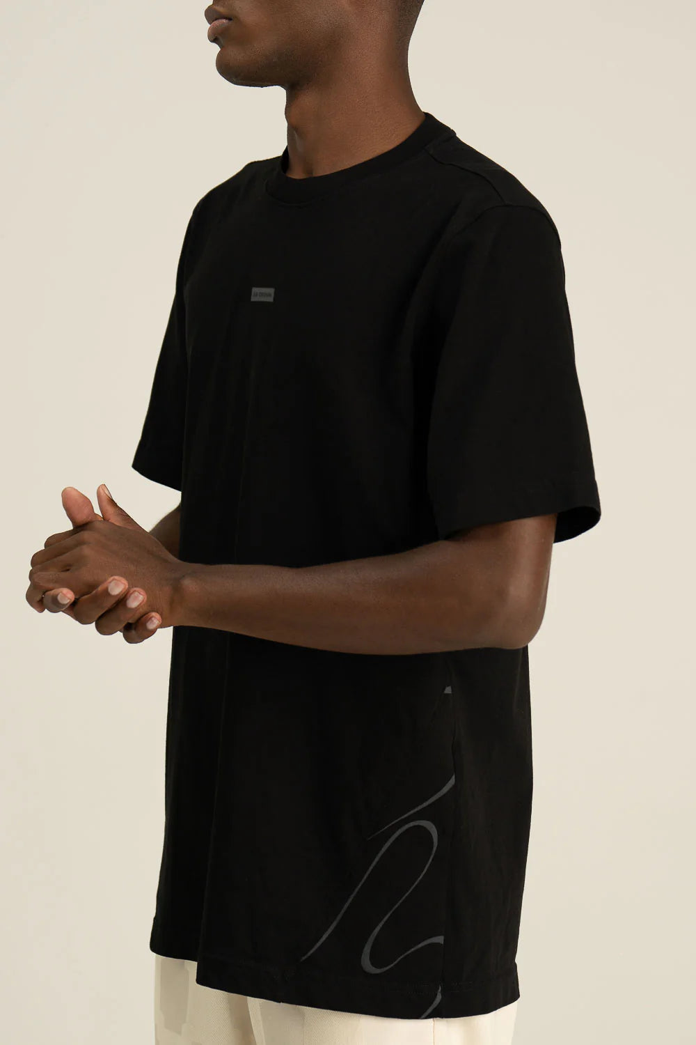 Ap crown dawn negro t-shirt