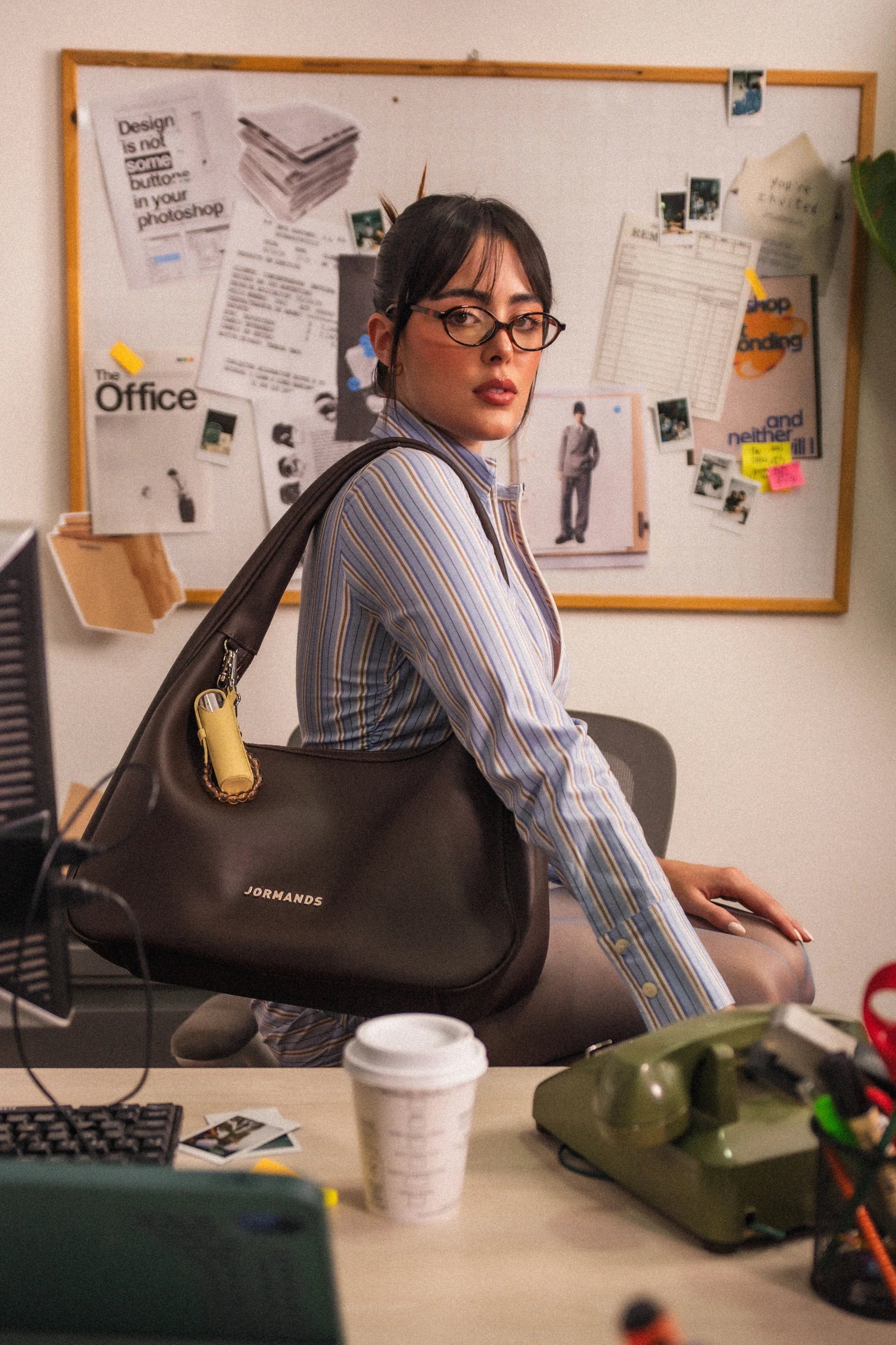 Jormands Brunette Hobo Bag