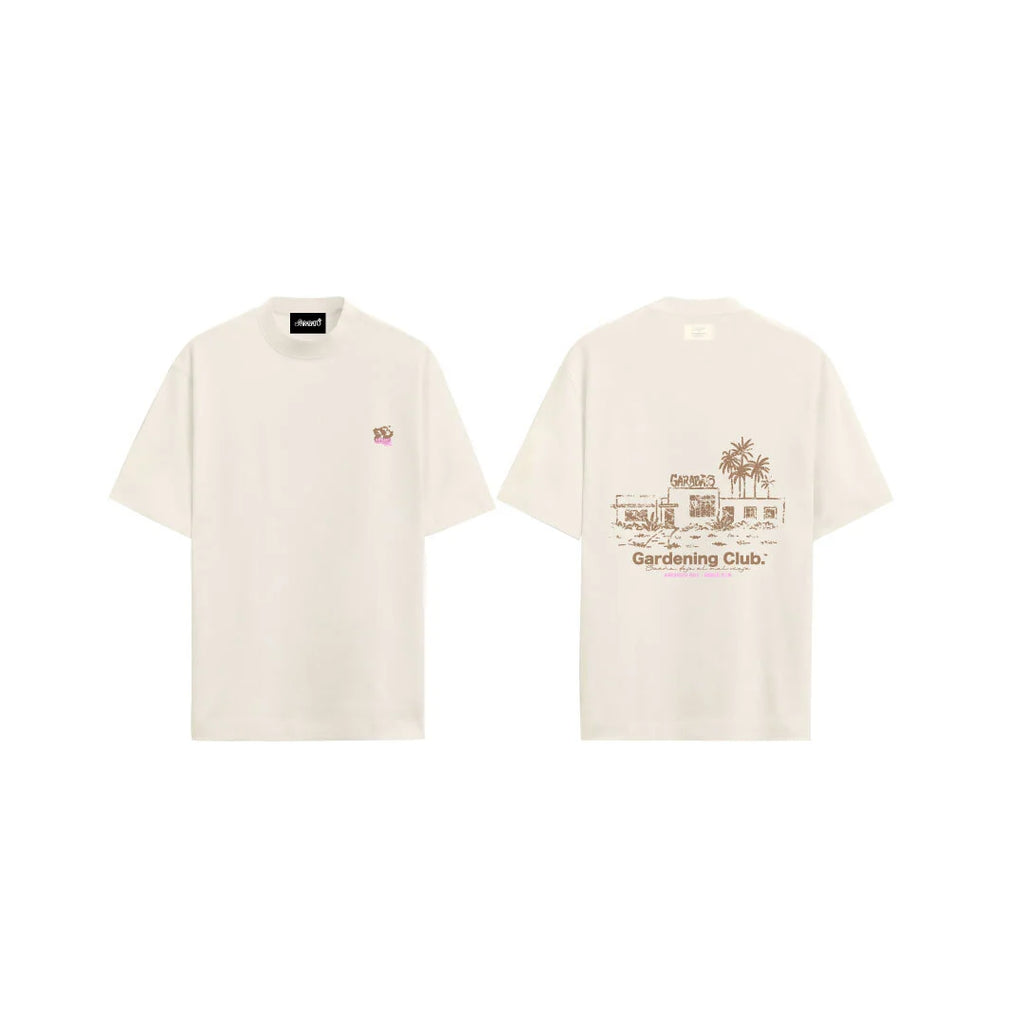 Garabato t-shirt white gardening club 001