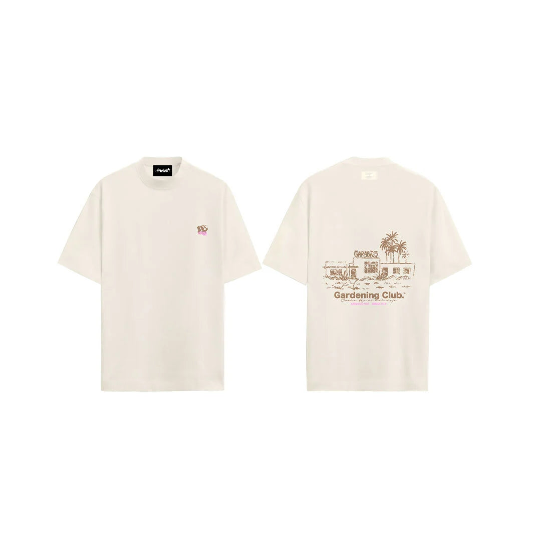 Garabato t-shirt white gardening club 001