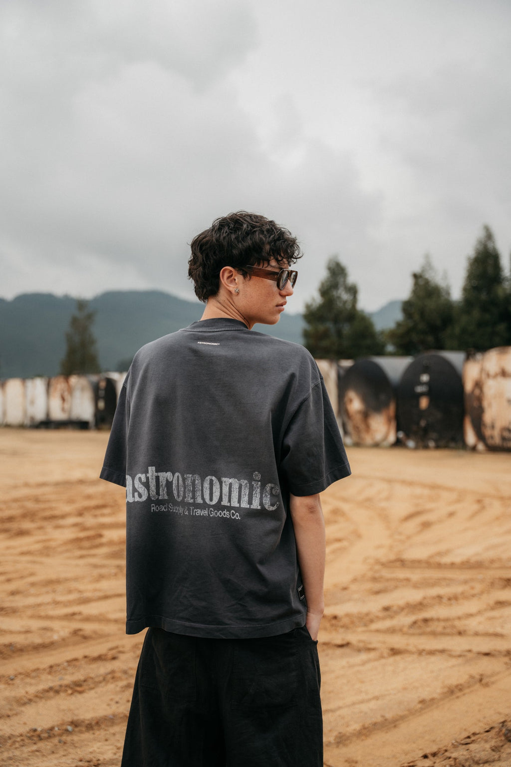 Astronomic Camiseta Road Supply - Gris Degradé