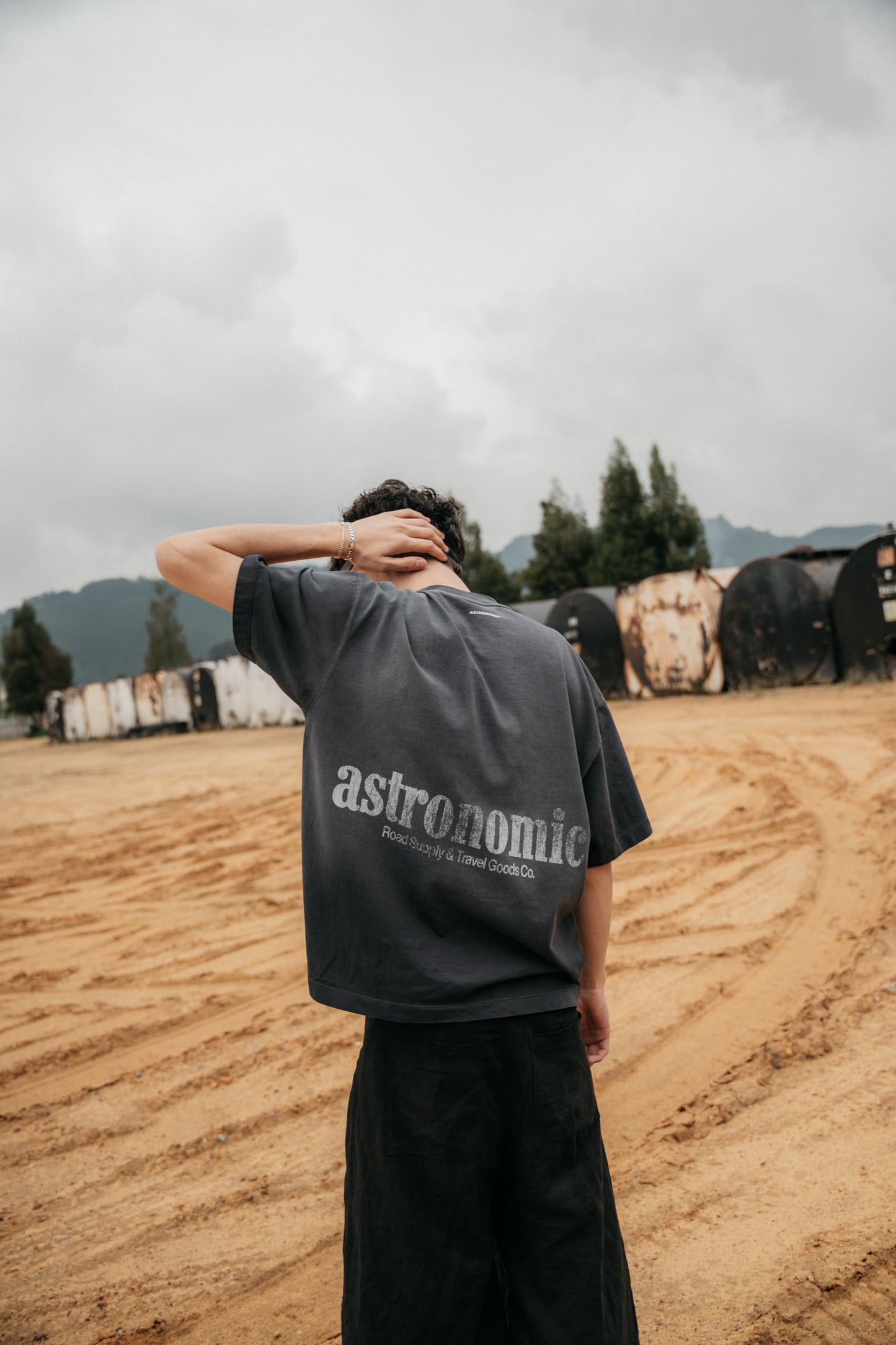 Astronomic Camiseta Road Supply - Gris Degradé