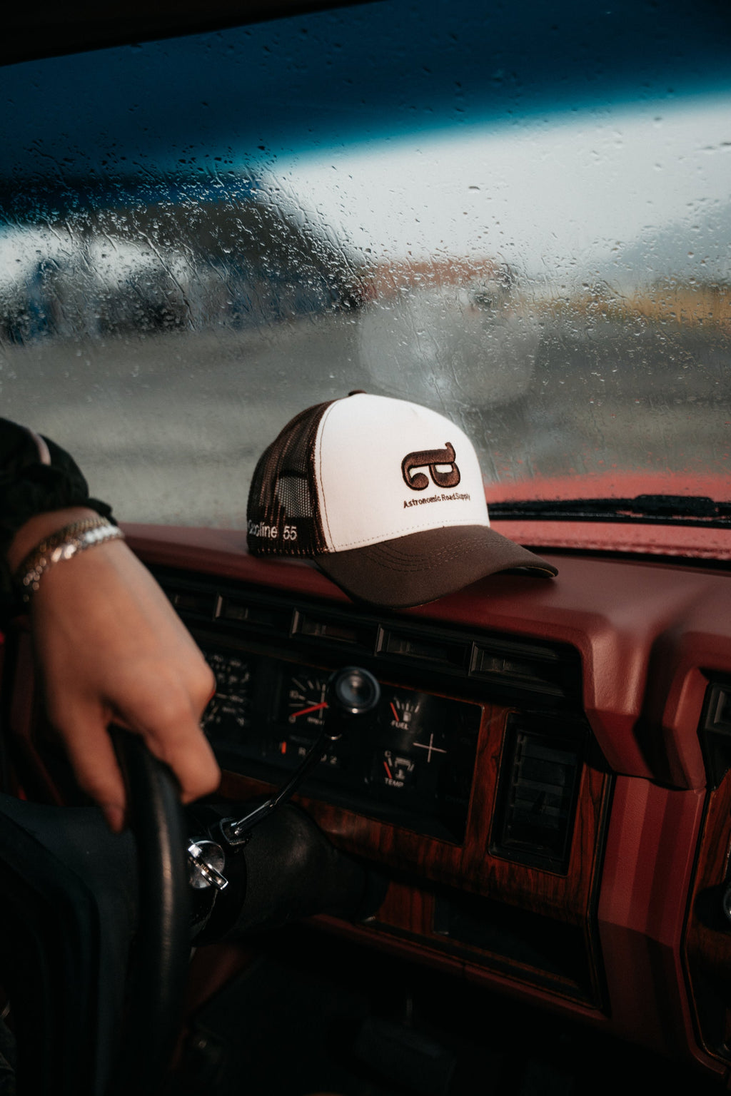 Astronomic Gorra Ready To Ride - Crema y Café