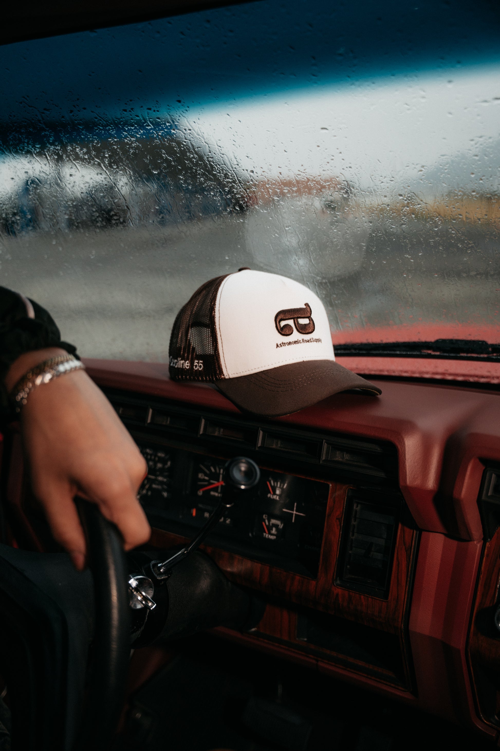 Astronomic Gorra Ready To Ride - Crema y Café