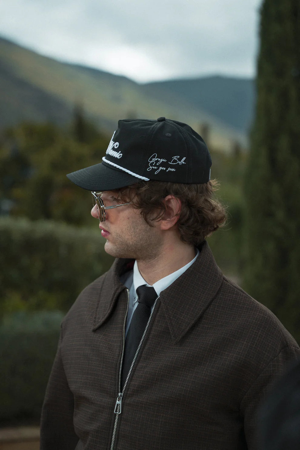 Astronomic Gorra Golfer Ciao Bella - Negro
