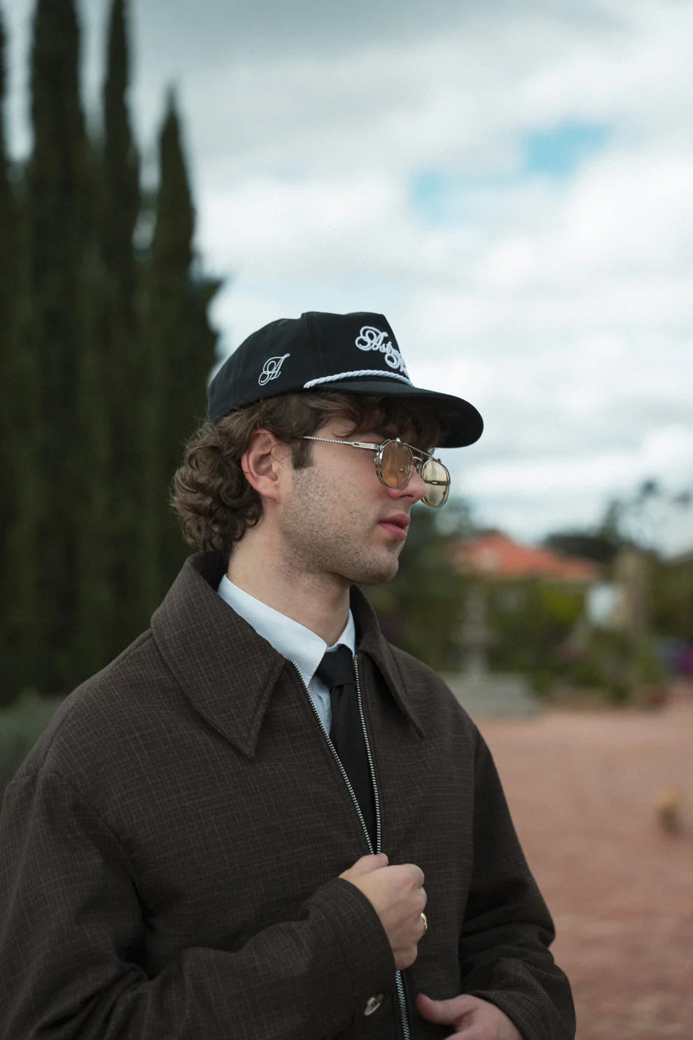 Astronomic Gorra Golfer Ciao Bella - Negro