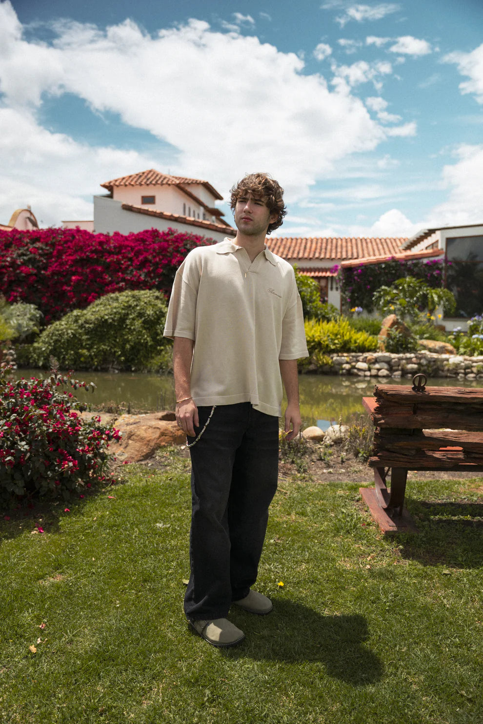 Astronomic Camiseta Polo Tejida - Beige