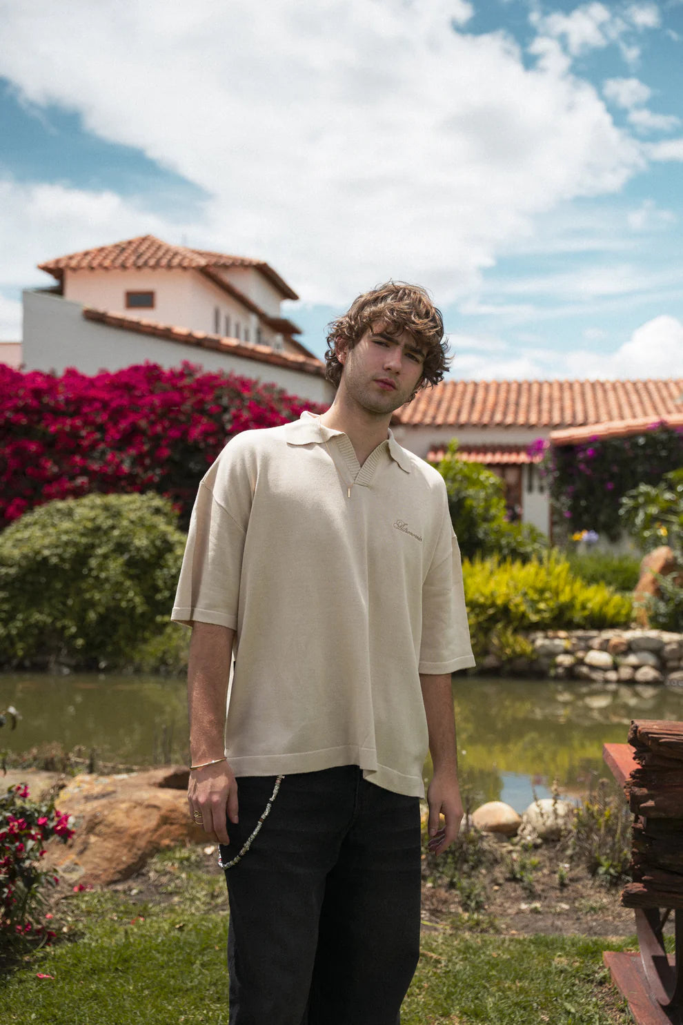 Astronomic Camiseta Polo Tejida - Beige