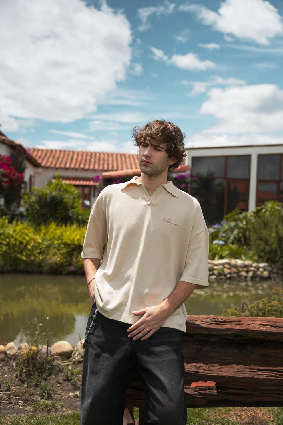 Astronomic Camiseta Polo Tejida - Beige