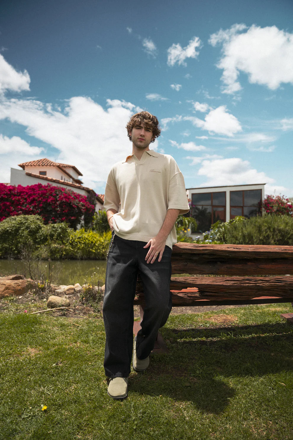 Astronomic Camiseta Polo Tejida - Beige