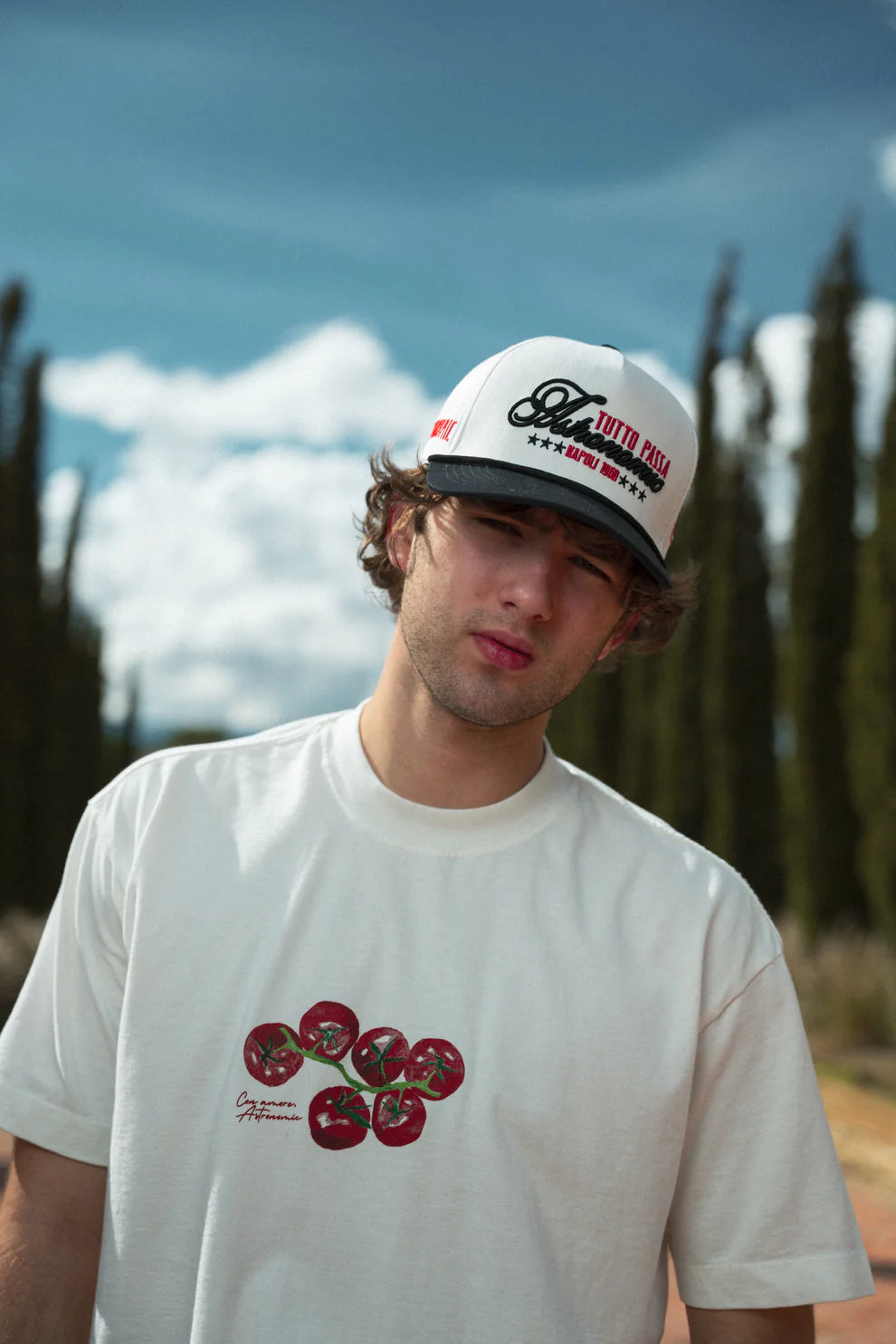 Astronomic Camiseta Tomates - Blanco