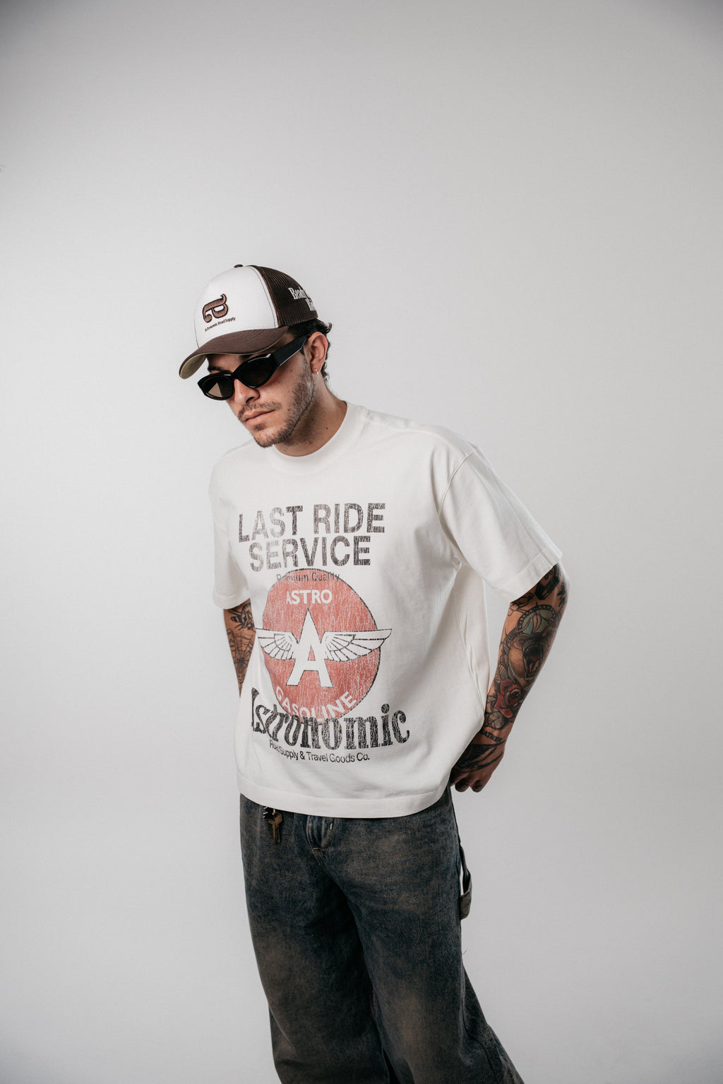 Astronomic Camiseta Gasoline - Blanco Hueso