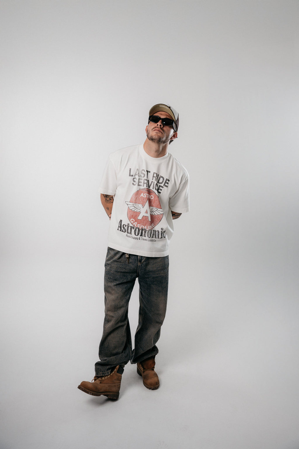 Astronomic Camiseta Gasoline - Blanco Hueso