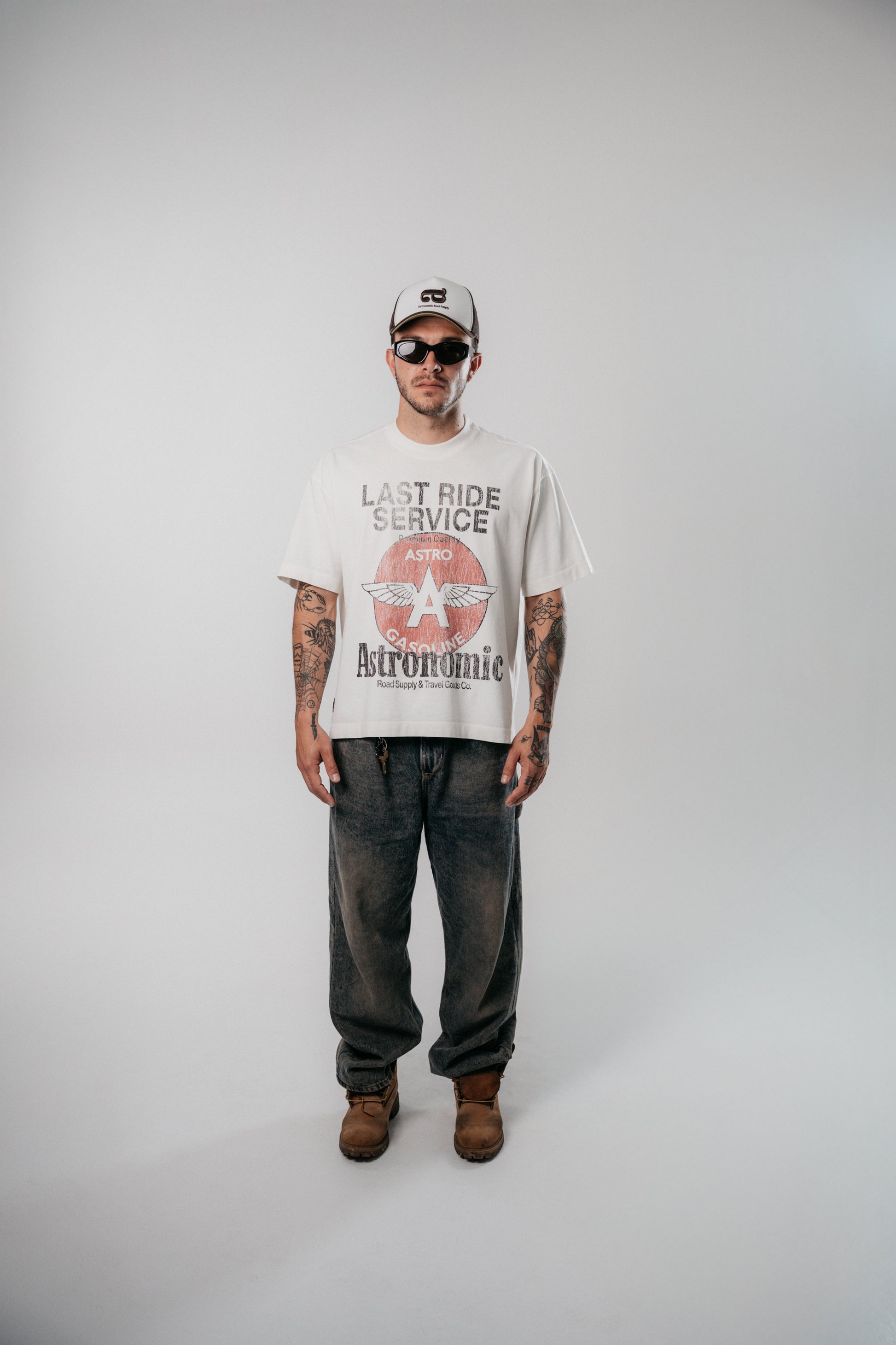 Astronomic Camiseta Gasoline - Blanco Hueso