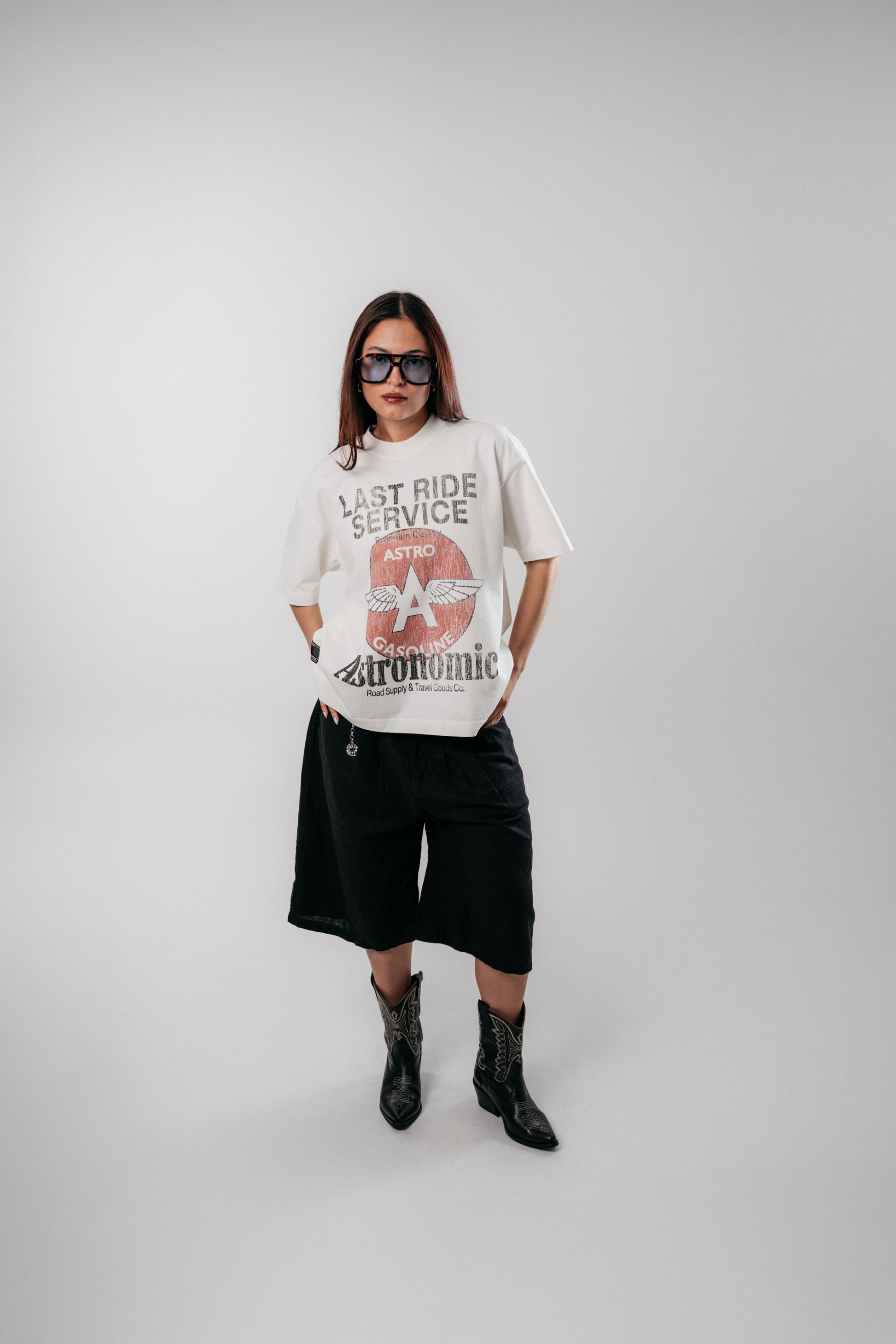 Astronomic Camiseta Gasoline - Blanco Hueso