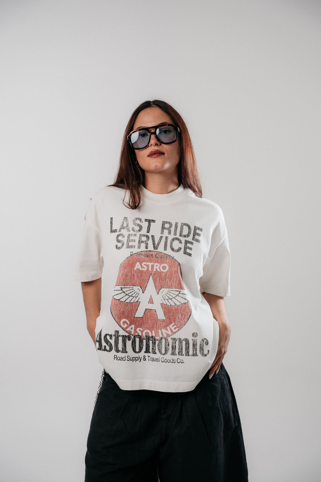Astronomic Camiseta Gasoline - Blanco Hueso