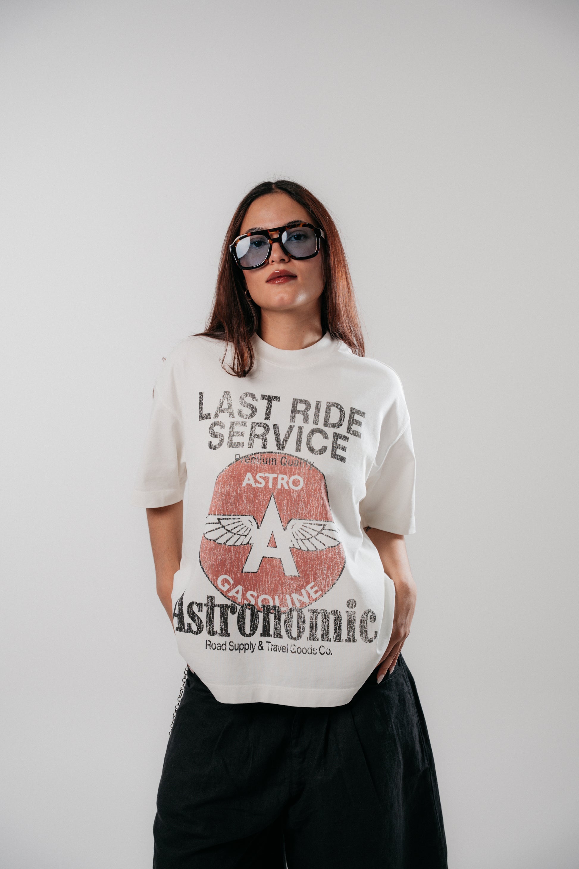Astronomic Camiseta Gasoline - Blanco Hueso