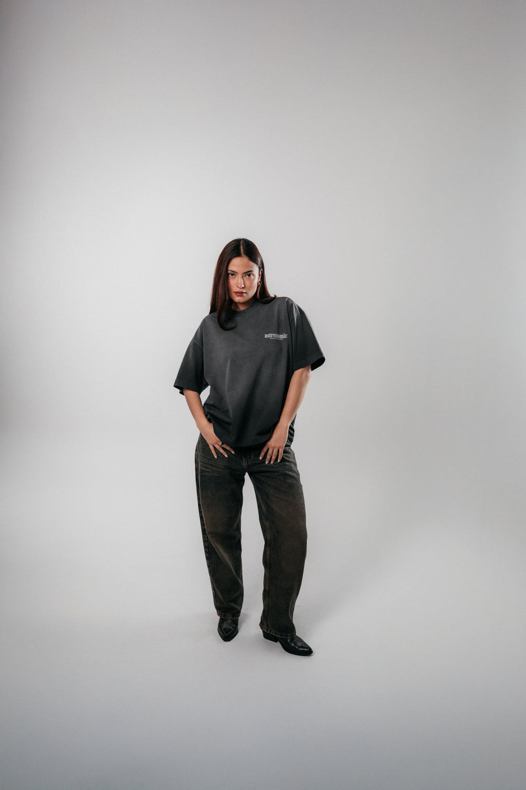 Astronomic Camiseta Road Supply - Gris Degradé