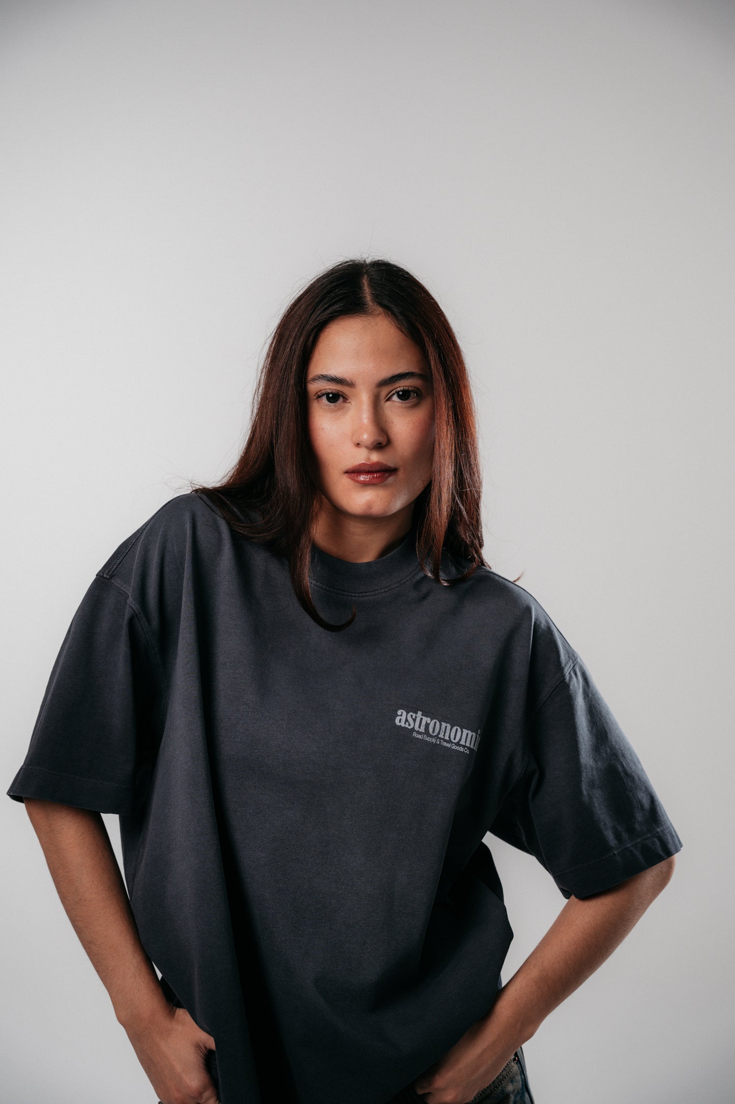 Astronomic Camiseta Road Supply - Gris Degradé