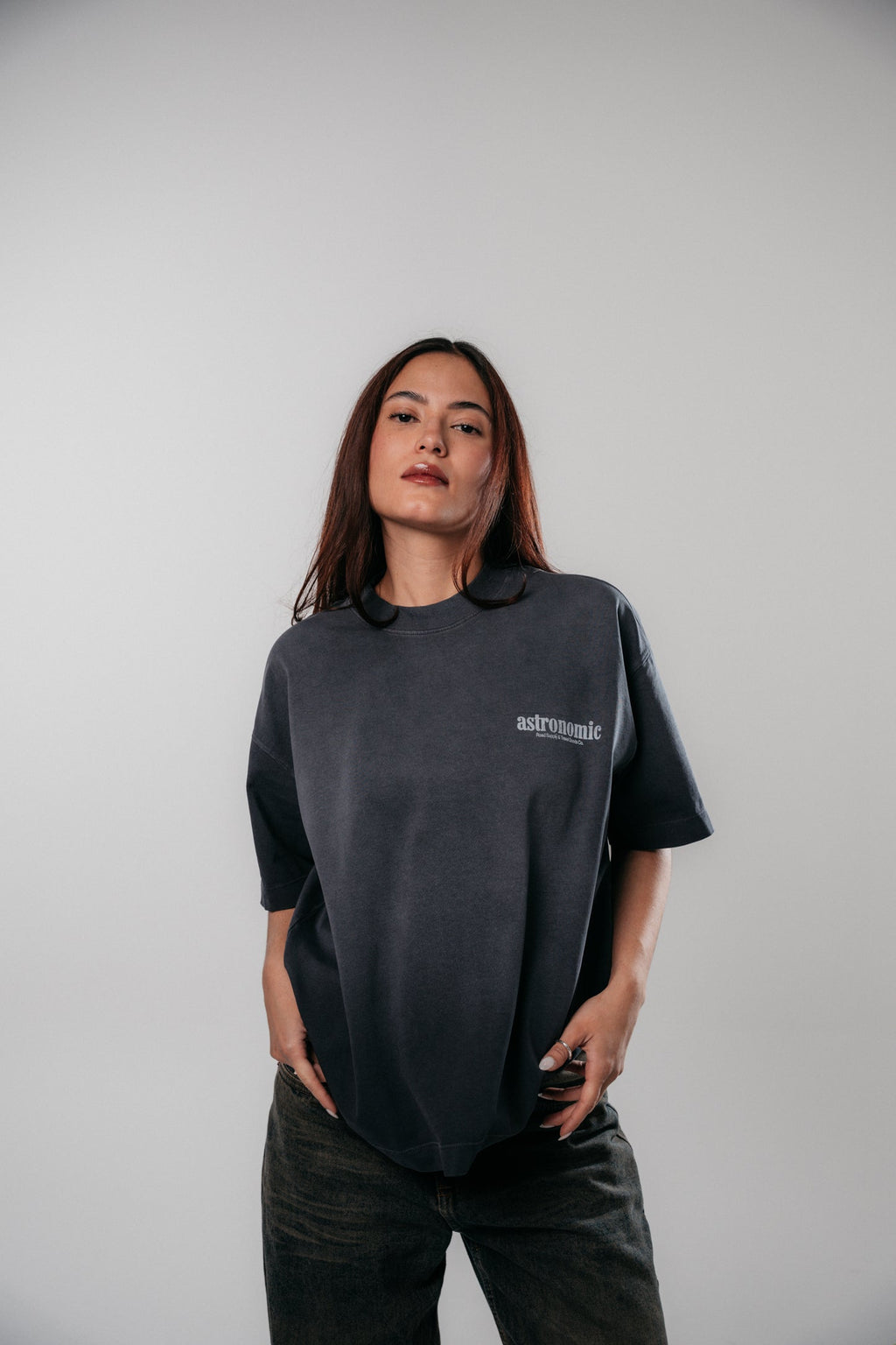 Astronomic Camiseta Road Supply - Gris Degradé