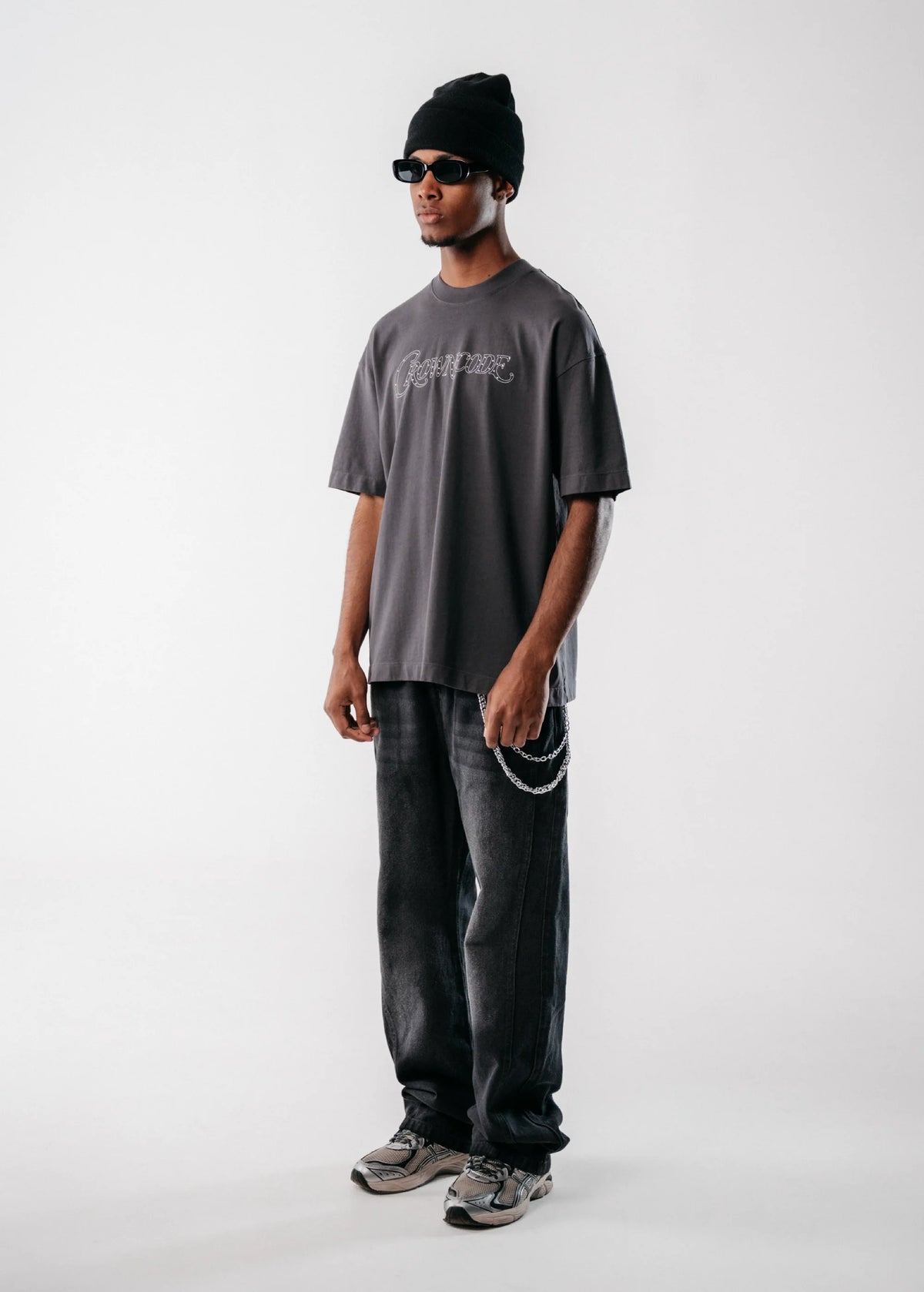 Crowncode camiseta empire - gris oscuro