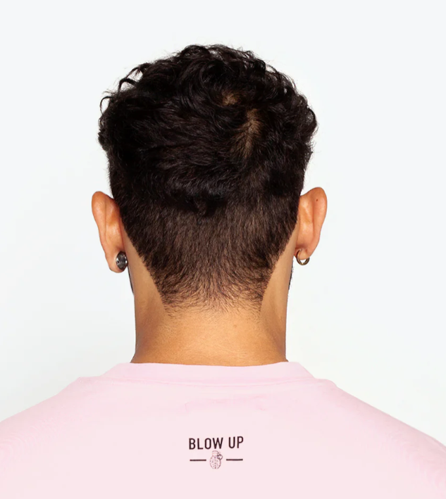 BLOW UP SLIM FIT PINK T-SHIRT C2-4011