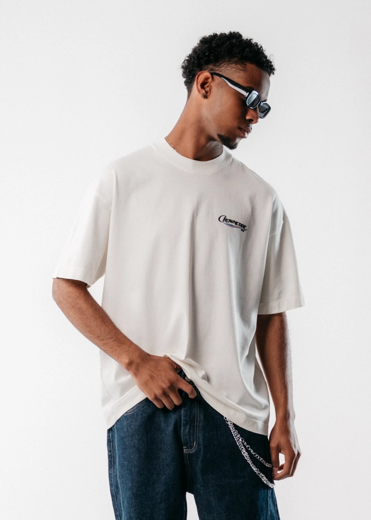 Crowncode camiseta NyC - off white