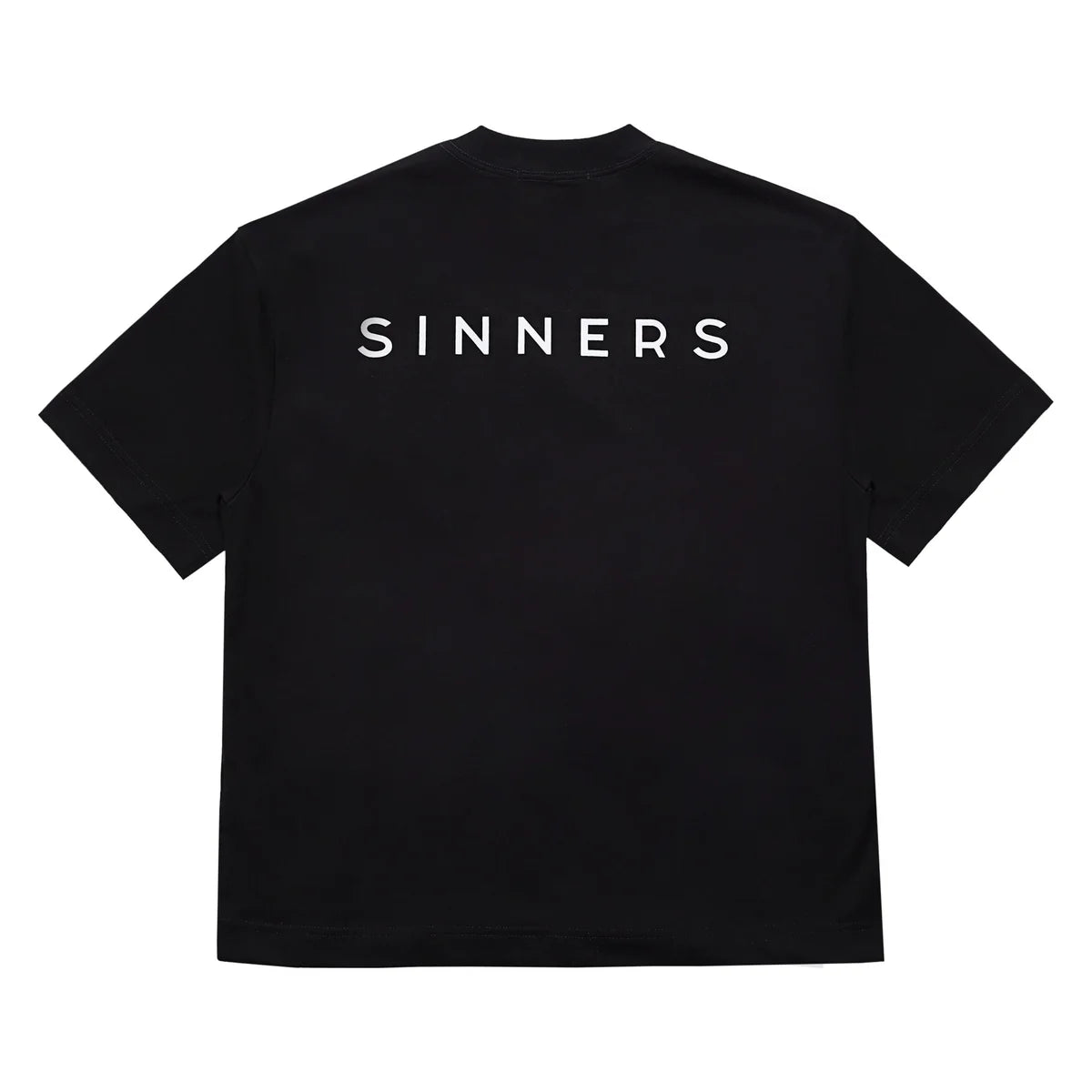 Sinners logo regular black t-shirt