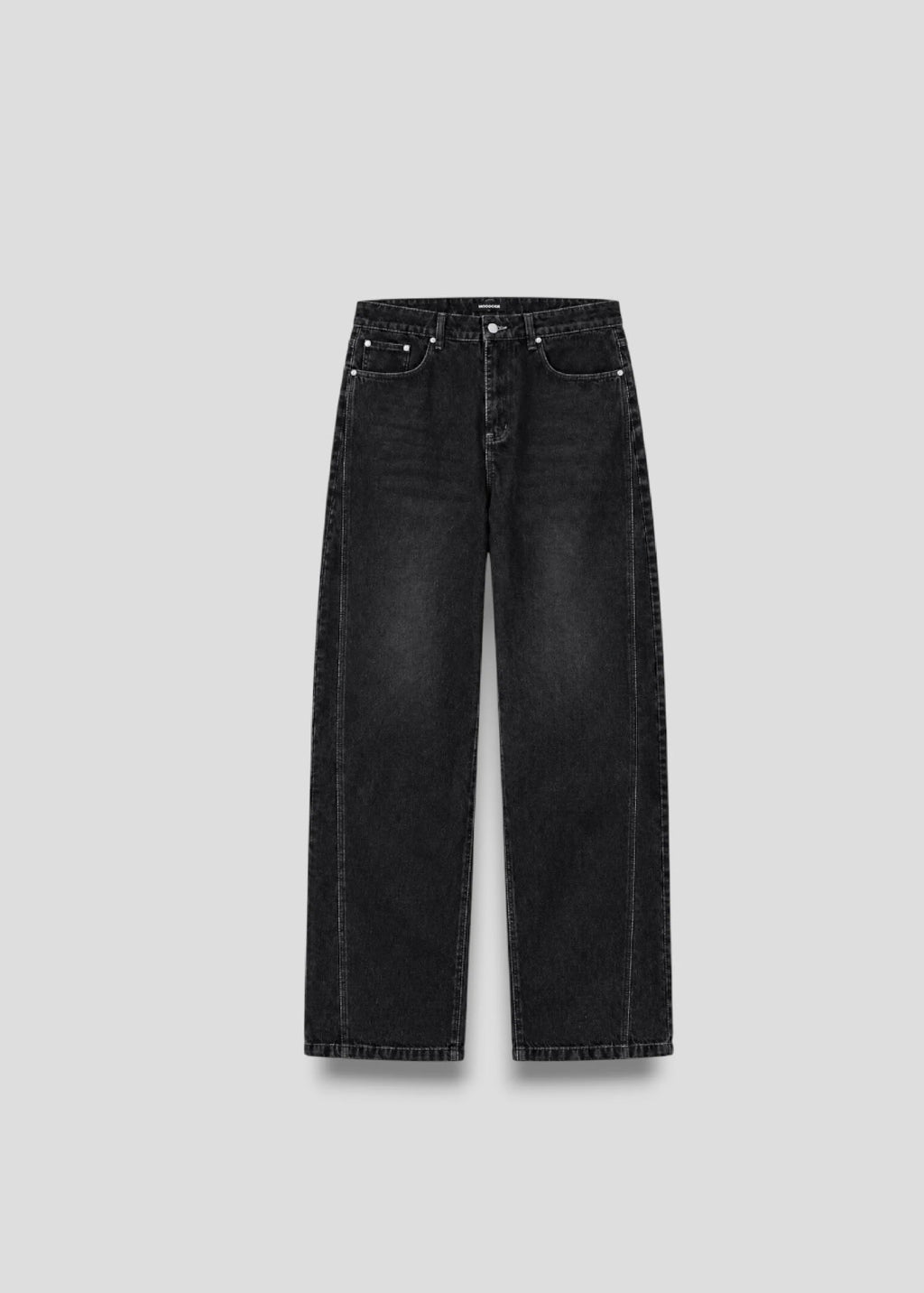 Crowncode side line jean - negro desgastado