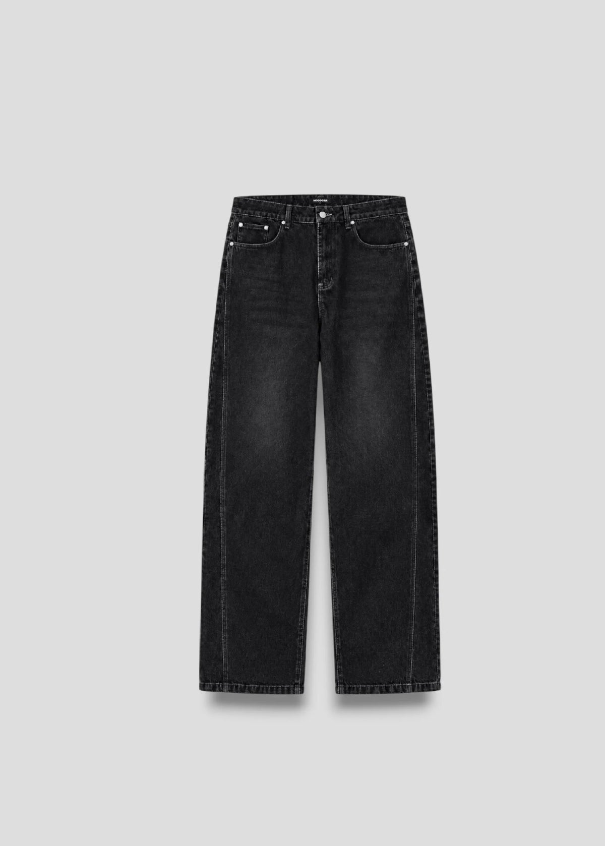 Crowncode side line jean - negro desgastado